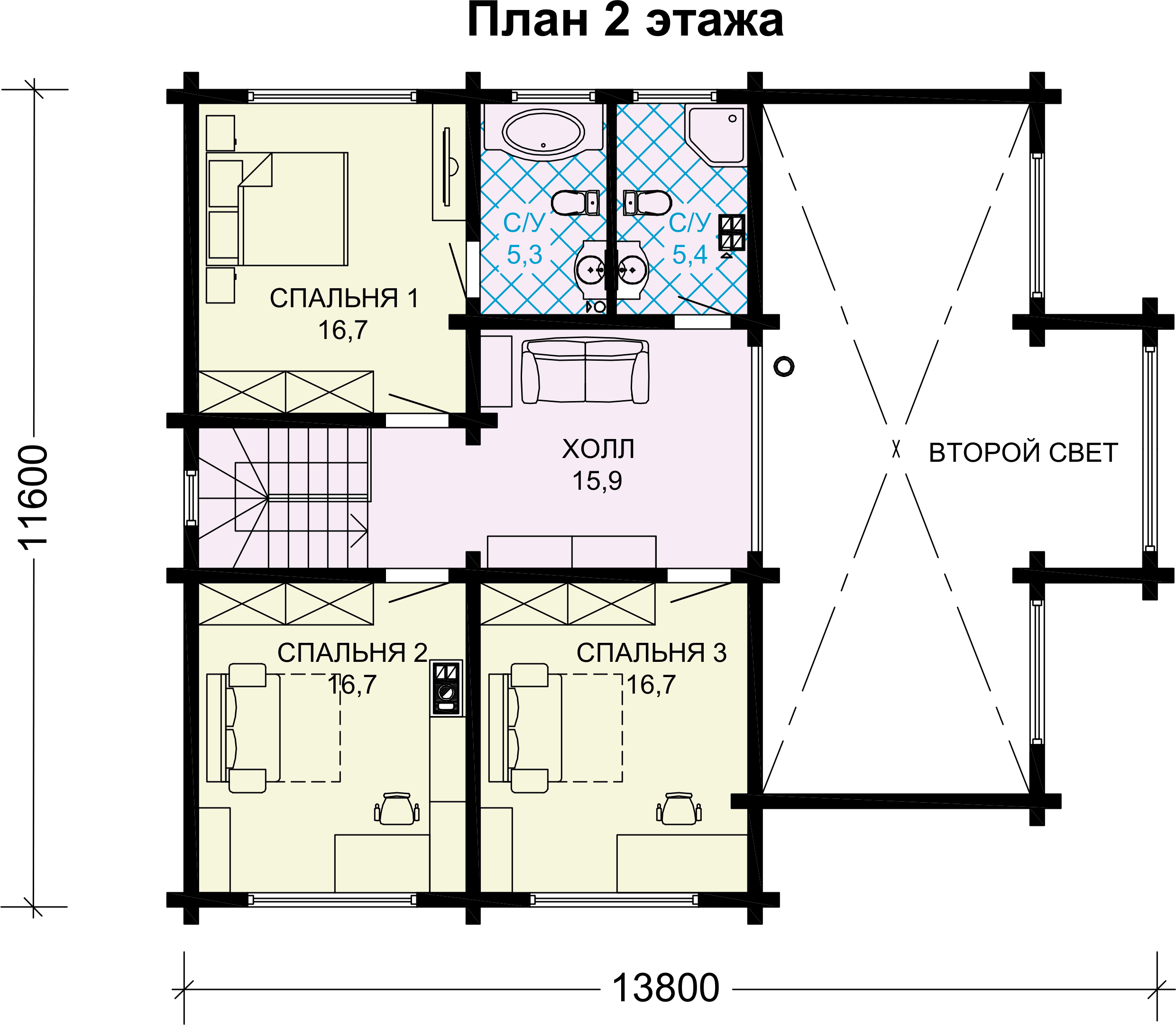 Балкон на плане этажа