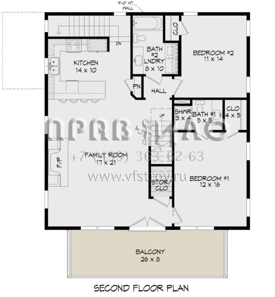 Проект одноэтажного дома с гаражом на две машины в современном стиле S5-247 (940-00394)