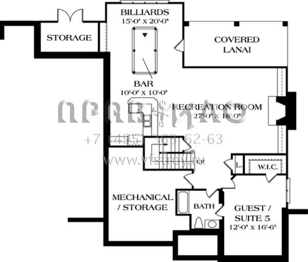Проект двухэтажного дома с гаражом на три и более машин в современном стиле S5-511 (3323-00384)