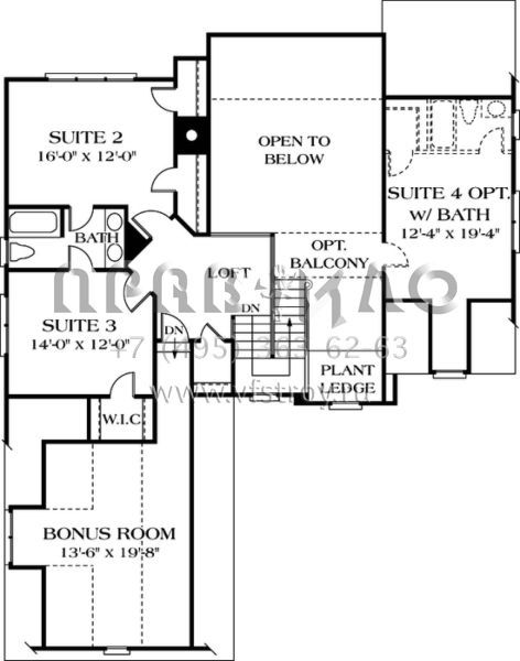 Проект двухэтажного дома с гаражом на две машины в американском стиле S5-363 (3323-00133)
