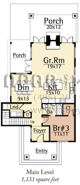 Проект двухэтажного дома с гаражом на две машины в стиле Шале S5-207 (8504-00032)