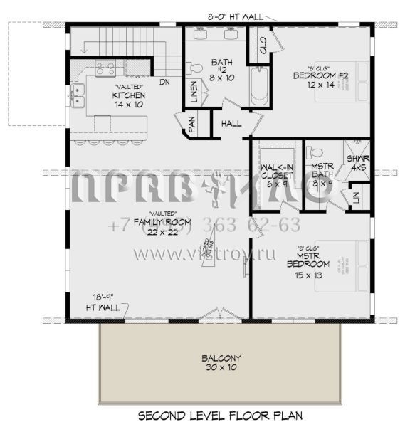 Проект двухэтажного дома с гаражом на две машины в современном стиле S5-214 (940-00583)