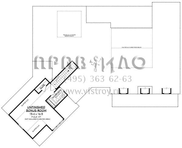 Проект одноэтажного дома с гаражом на две машины в современном стиле S5-214 (041-00232)