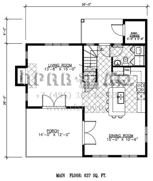 Проект двухэтажного дома без гаража в современном стиле S5-104 (1785-00112)