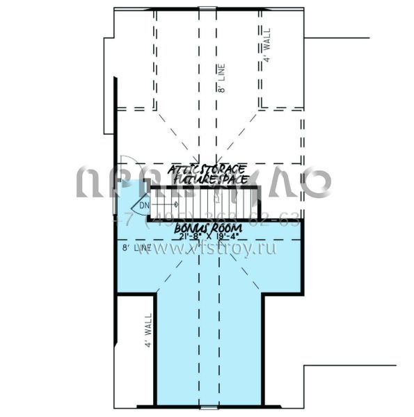 Проект одноэтажного дома с гаражом на две машины в современном стиле S5-189 (8318-00142)