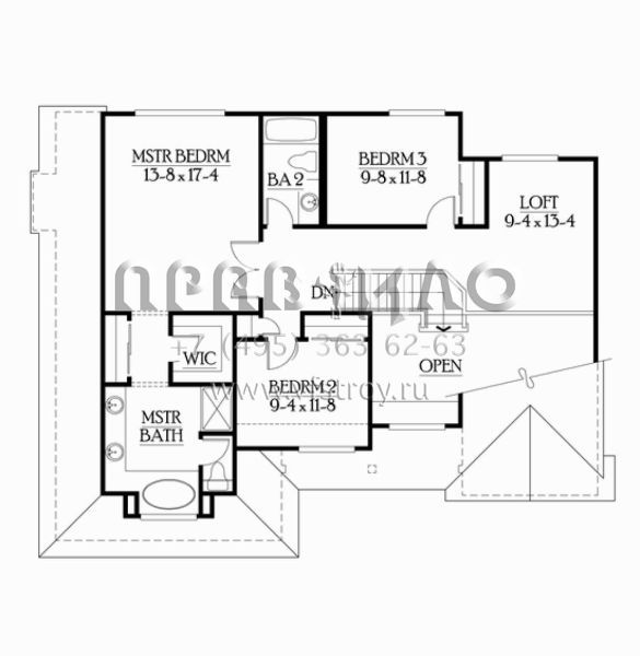 Проект двухэтажного дома с гаражом на две машины в скандинавском стиле S5-198 (341-00037)