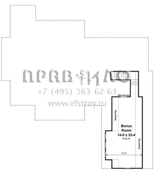 Проект одноэтажного дома с гаражом на две машины в американском стиле S5-199 (348-00271)