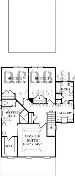 Проект двухэтажного дома с гаражом на две машины в скандинавском стиле S5-181 (3323-00056)