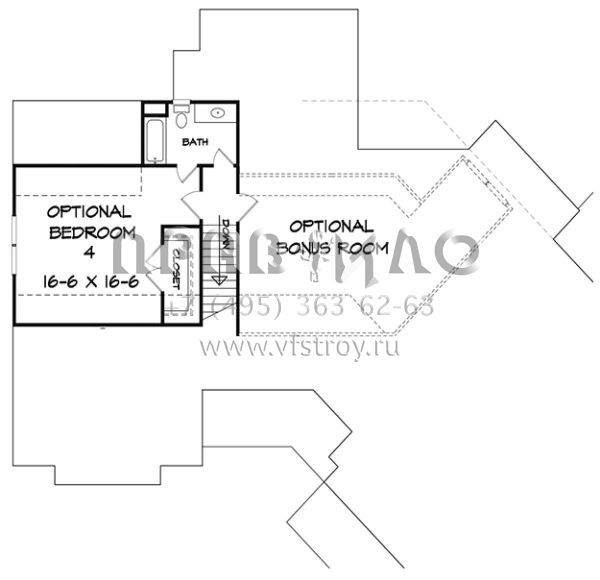 Проект одноэтажного дома с гаражом на две машины в американском стиле S5-246 (6082-00009)