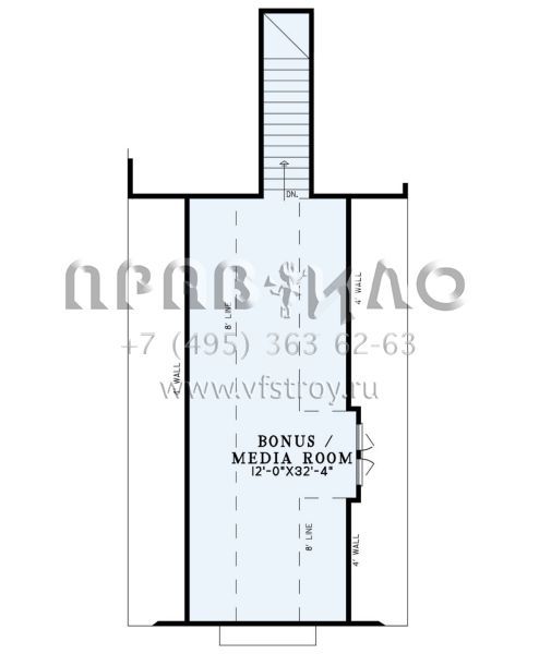 Проект одноэтажного дома с гаражом на две машины в американском стиле S5-320 (110-01109)