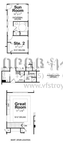 Проект одноэтажного дома с гаражом на три и более машин в английском стиле S5-232 (402-01445)