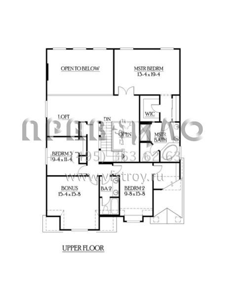 Проект двухэтажного дома с гаражом на три и более машин в скандинавском стиле S5-275 (341-00087)