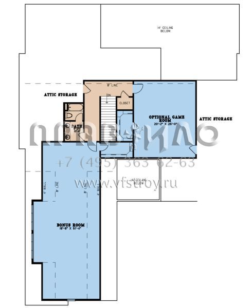 Проект двухэтажного дома с гаражом на три и более машин в американском стиле S5-436 (8318-00275)