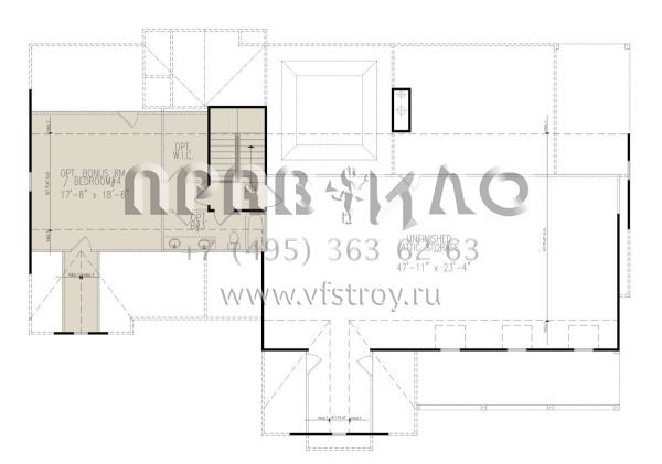 Проект одноэтажного дома с гаражом на две машины в современном стиле S5-261 (699-00362)