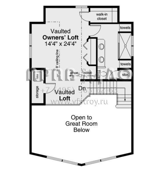 Проект двухэтажного дома без гаража в современном стиле S5-140 (035-00848)