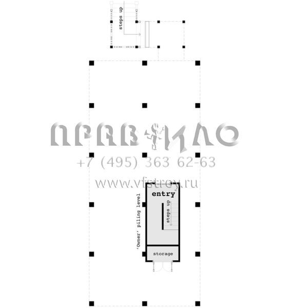 Проект двухэтажного дома без гаража в прибрежном стиле S5-264 (028-00118)