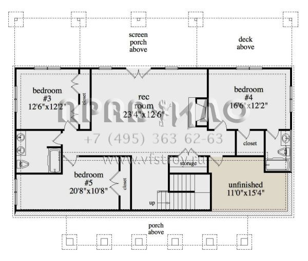 Проект одноэтажного дома с гаражом на две машины в стиле Ранчо S5-298 (957-00074)