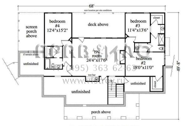 Проект двухэтажного дома с гаражом на две машины в современном стиле S5-372 (957-00009)