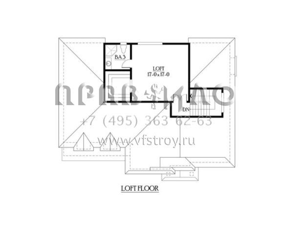 Проект двухэтажного дома с гаражом на две машины в скандинавском стиле S5-320 (341-00132)