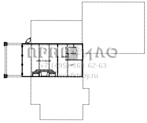 Проект двухэтажного дома с гаражом на три и более машин в скандинавском стиле S5-448 (039-00511)