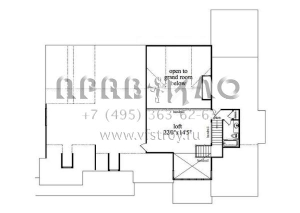 Проект двухэтажного дома с гаражом на две машины в современном стиле S5-628 (957-00013)