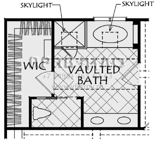 Проект одноэтажного дома с гаражом на две машины в английском стиле S5-167 (8594-00193)