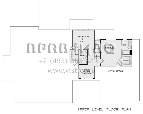 Проект двухэтажного дома с гаражом на три и более машин в американском стиле S5-277 (6082-00204)