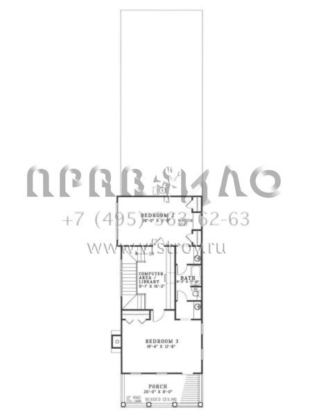Проект двухэтажного дома с гаражом на две машины в стиле Особняк S5-202 (110-00148)