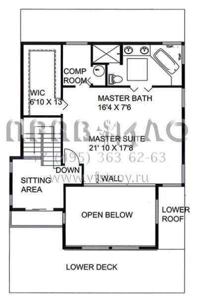 Проект двухэтажного дома с гаражом на две машины в современном стиле S5-207 (039-00660)