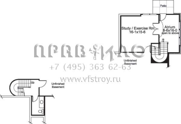 Проект одноэтажного дома с гаражом на три и более машин в стиле Ранчо S5-300 (5633-00170)
