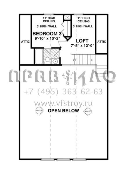 Проект двухэтажного дома без гаража в современном стиле S5-148 (036-00183)