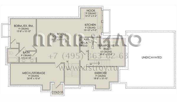 Проект двухэтажного дома с гаражом на две машины в современном стиле S5-376 (6422-00064)