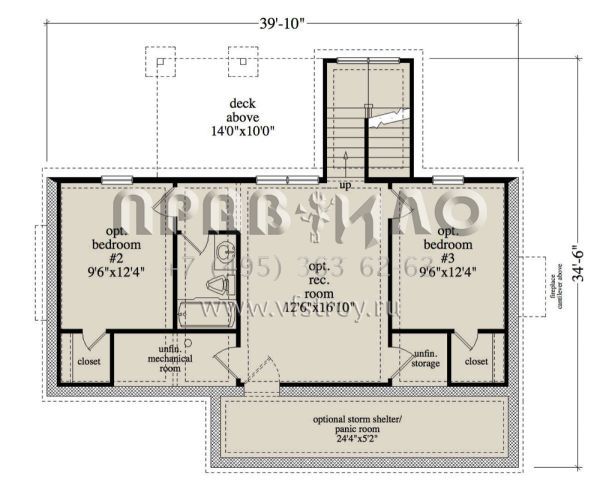 Проект двухэтажного дома с гаражом на две машины в американском стиле S5-93 (957-00103)