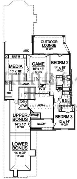 Проект двухэтажного дома с гаражом на три и более машин в современном стиле S5-471 (5445-00123)