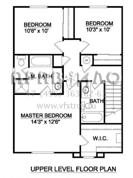 Проект двухэтажного дома с гаражом на две машины в стиле Ранчо S5-138 (340-00027)
