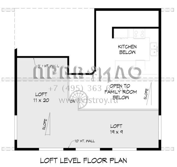 Проект трехэтажного дома с гаражом на две машины в современном стиле S5-188 (940-00726)