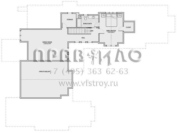 Проект двухэтажного дома с гаражом на три и более машин в стиле Шале S5-343 (5829-00007)