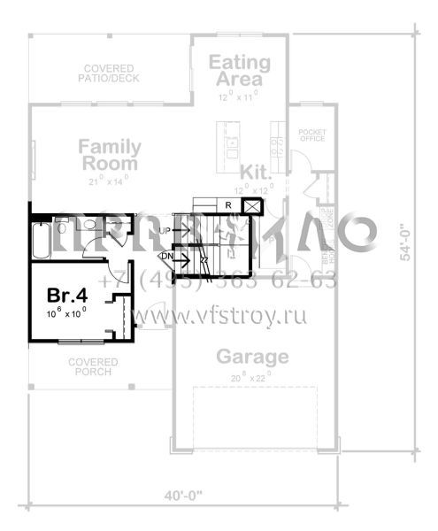 Проект двухэтажного дома с гаражом на две машины в современном стиле S5-193 (402-01730)