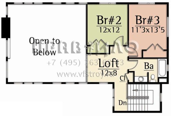 Проект двухэтажного дома с гаражом на две машины в современном стиле S5-187 (8504-00139)