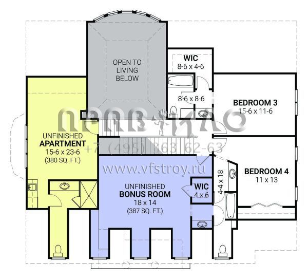 Проект двухэтажного дома с гаражом на две машины в стиле Особняк S5-242 (4195-00038)