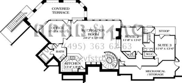 Проект одноэтажного дома с гаражом на две машины в современном стиле S5-328 (3323-00332)