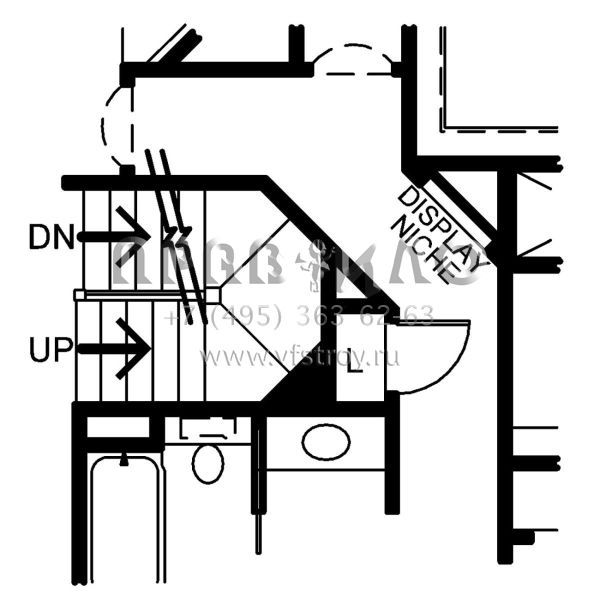 Проект одноэтажного дома с гаражом на три и более машин в английском стиле S5-280 (402-01608)