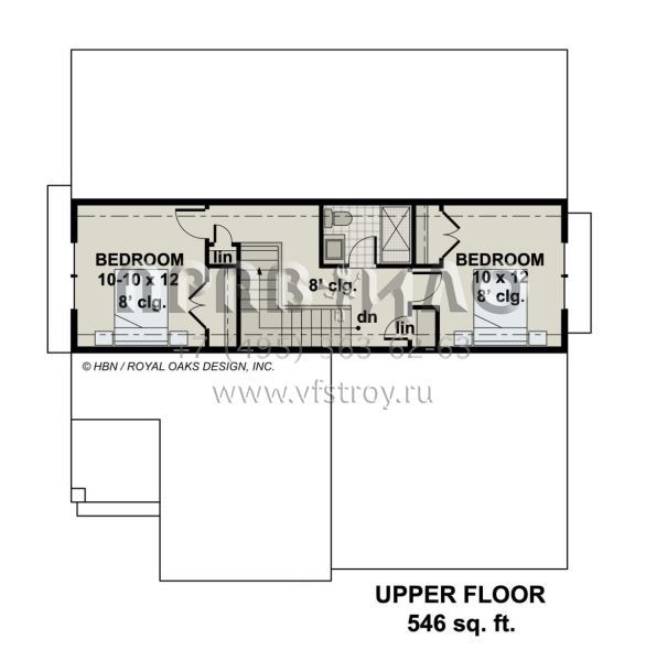 Проект двухэтажного дома с гаражом на две машины в американском стиле S5-182 (098-00370)