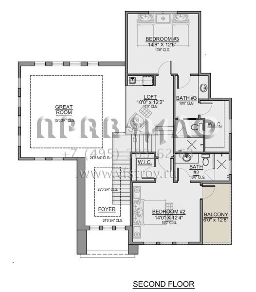 Проект двухэтажного дома с гаражом на две машины в современном стиле S5-260 (5565-00068)