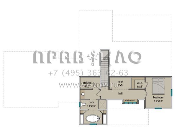 Проект двухэтажного дома с гаражом на две машины в современном стиле S5-192 (3571-00001)