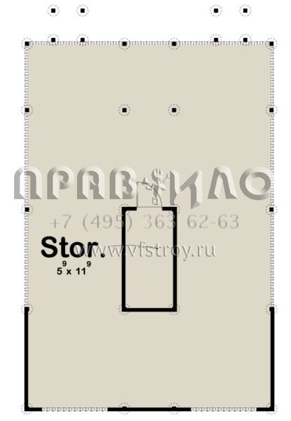 Проект одноэтажного дома без гаража в прибрежном стиле S5-99 (963-00370)