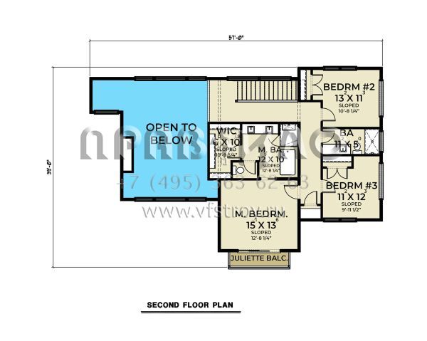Проект двухэтажного дома с гаражом на три и более машин в современном стиле S5-289 (2464-00118)