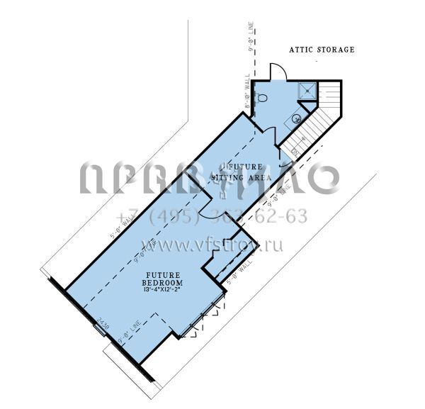Проект одноэтажного дома с гаражом на три и более машин в английском стиле S5-263 (8318-00341)