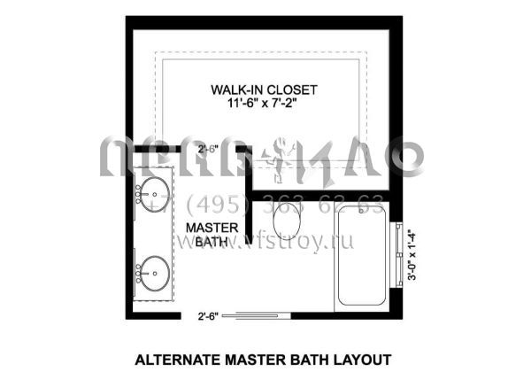 Проект одноэтажного дома с гаражом на две машины в современном стиле S5-92 (2699-00039)