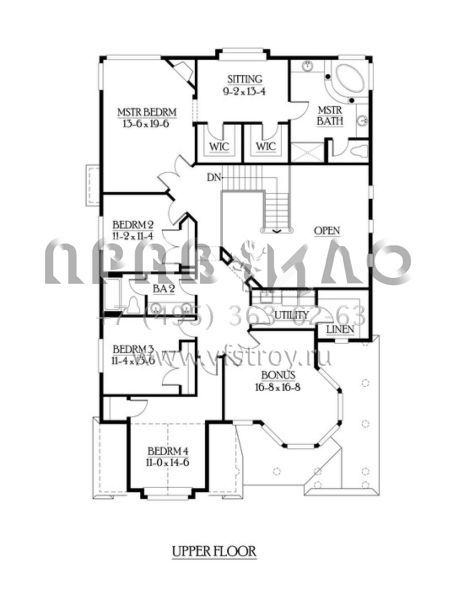 Проект двухэтажного дома с гаражом на три и более машин в скандинавском стиле S5-317 (341-00129)